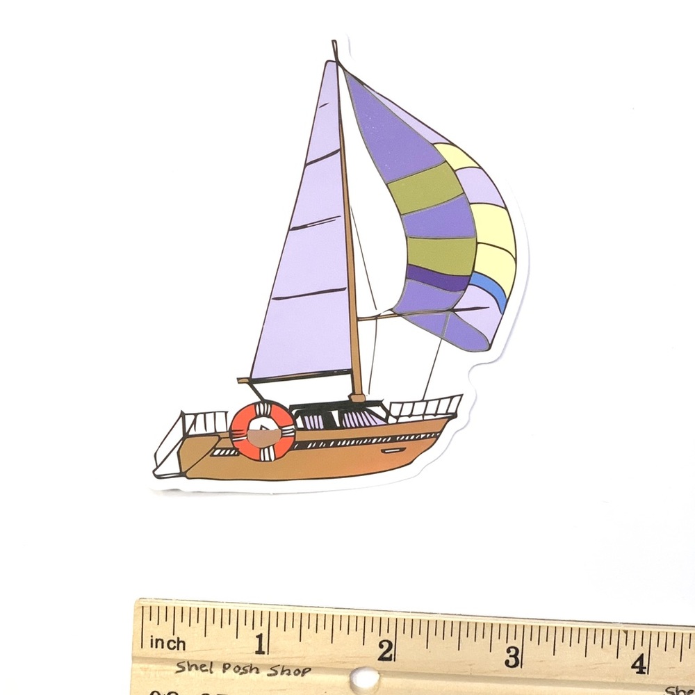 Boat Vinyl Sticker - Picture 2 of 2
